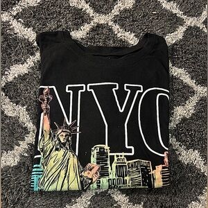 Black NYC shirt Time N Tru